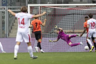 Sorgic ouvre le score en début de match KEYSTONE/CYRIL ZINGARO